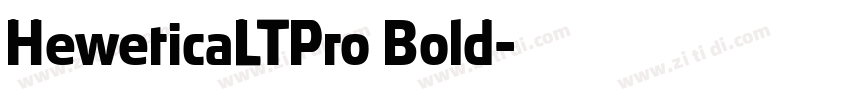 HeweticaLTPro Bold字体转换